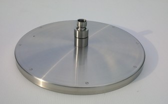 Large showerhead in stainless steel 316L